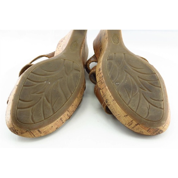 Eurosoft Size 10 M Brown Slide Leather Women Sandal Shoes - Picture 6 of 6